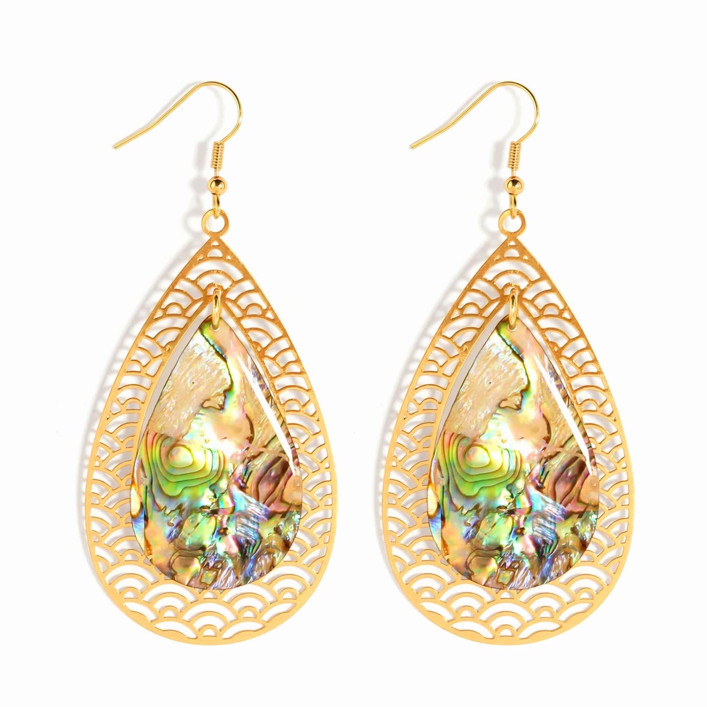 Abalone Teardrop Earring