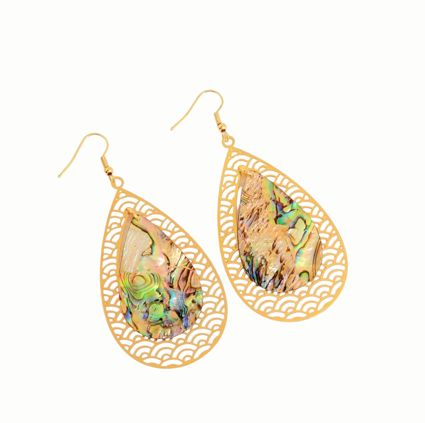 Abalone Teardrop Earring