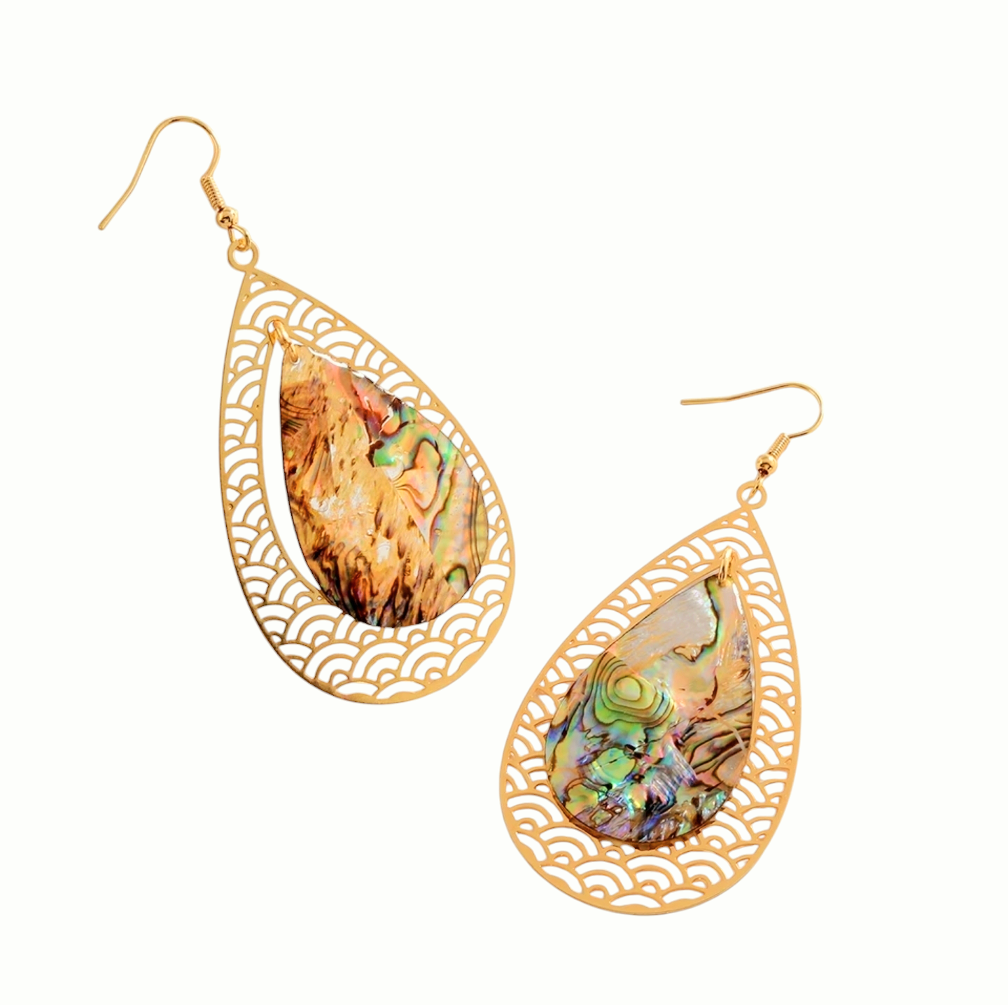 Abalone Teardrop Earring