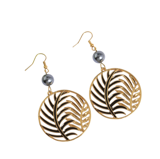 Retro Leaf Earrings