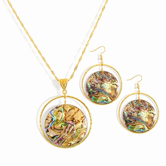 Round Necklace & Earring Set